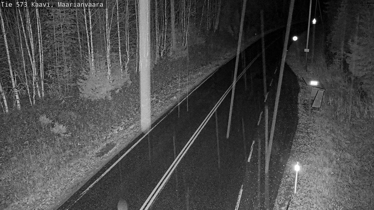 Weather Camera Image Väg 573 Kaavi, Maarianvaara, Kaavi, Pohjois-Savo