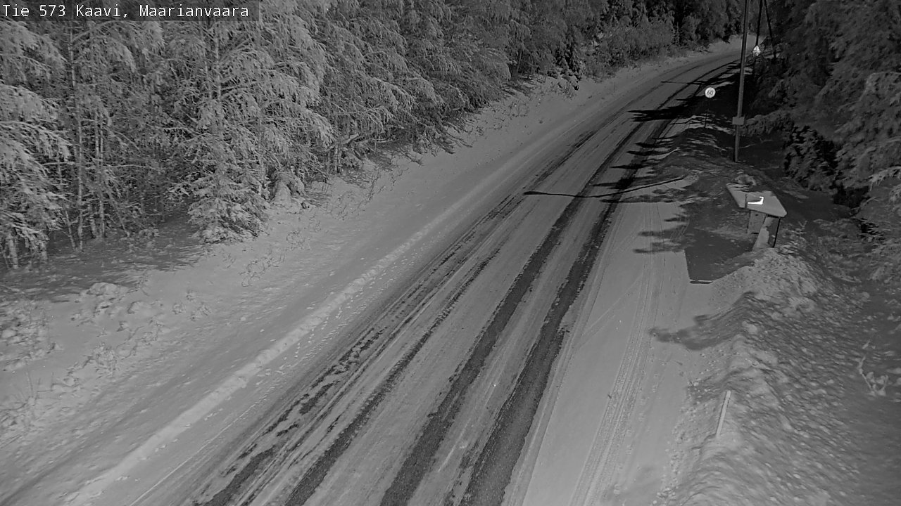 Weather Camera Image Road 573 Kaavi, Maarianvaara, Kaavi, Pohjois-Savo