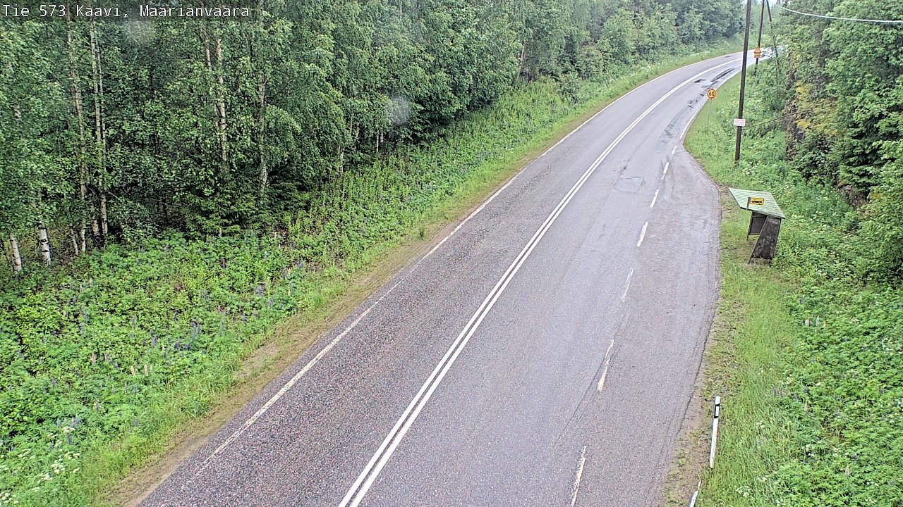 Weather Camera Image Väg 573 Kaavi, Maarianvaara, Kaavi, Pohjois-Savo