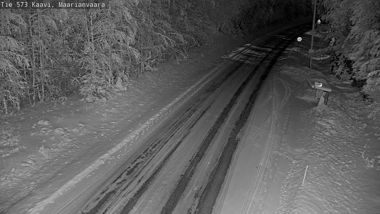 Weather Camera Image Road 573 Kaavi, Maarianvaara, Kaavi, Pohjois-Savo