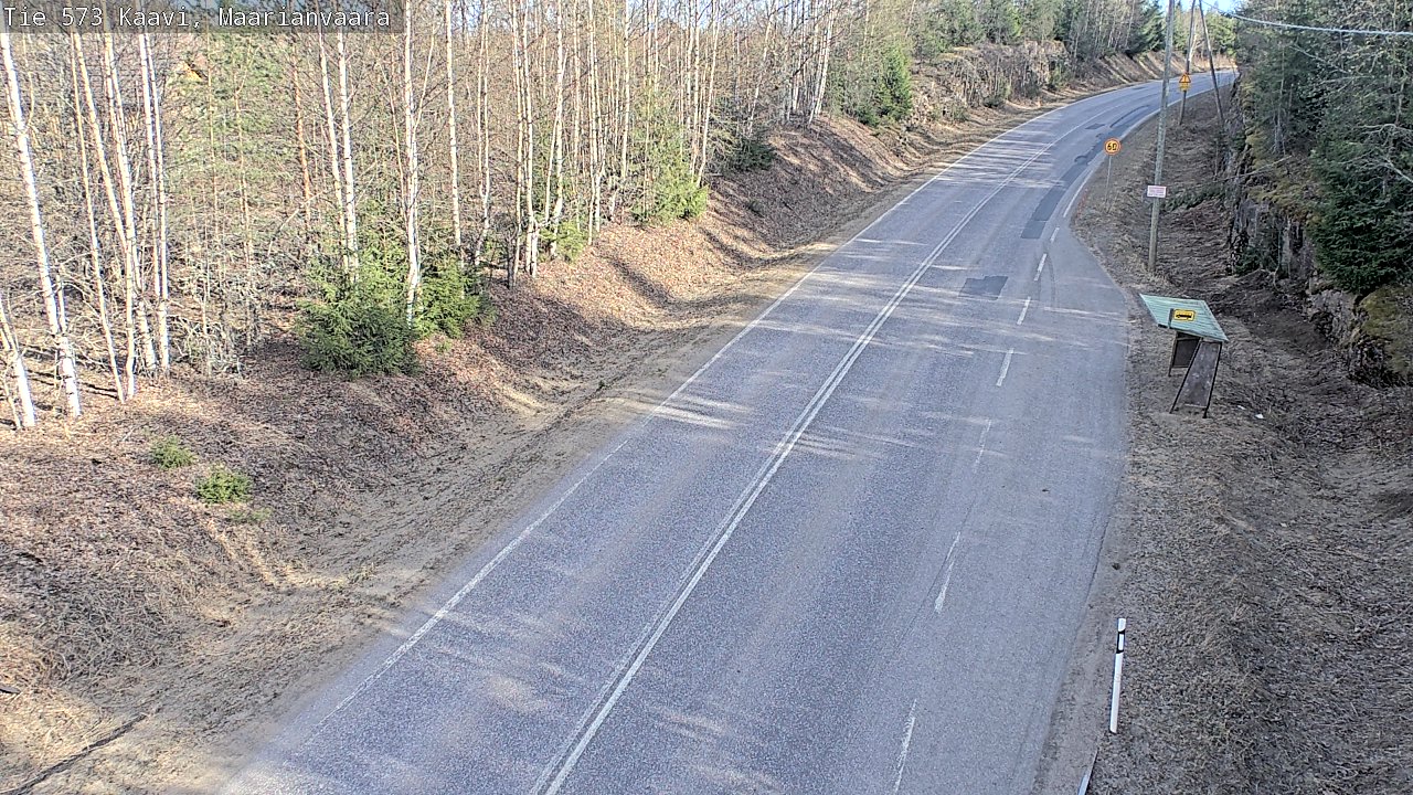 Weather Camera Image Väg 573 Kaavi, Maarianvaara, Kaavi, Pohjois-Savo