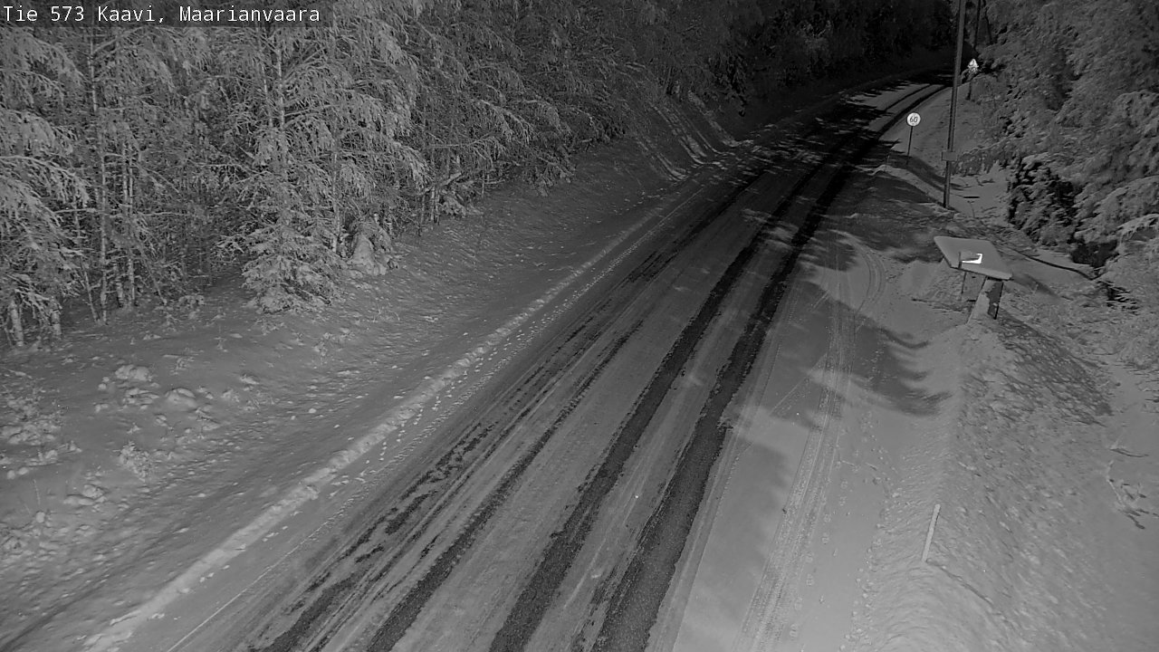 Weather Camera Image Road 573 Kaavi, Maarianvaara, Kaavi, Pohjois-Savo