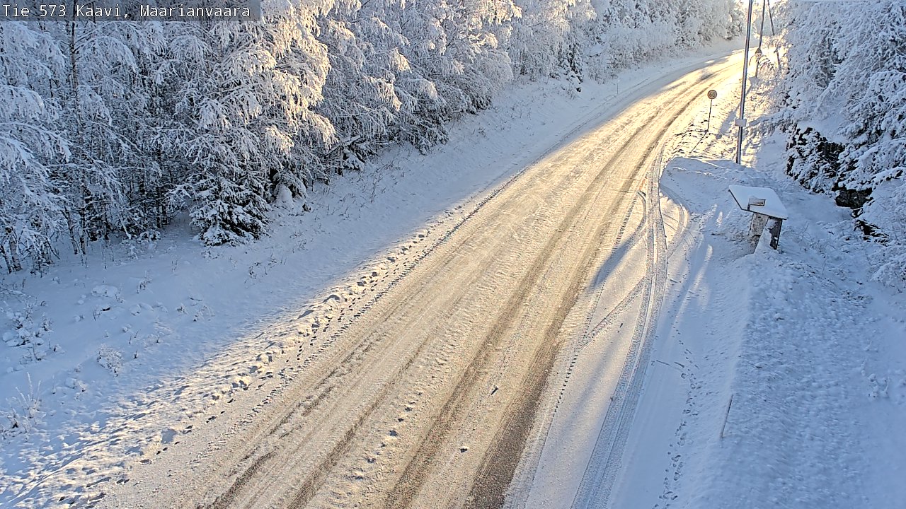 Weather Camera Image Road 573 Kaavi, Maarianvaara, Kaavi, Pohjois-Savo