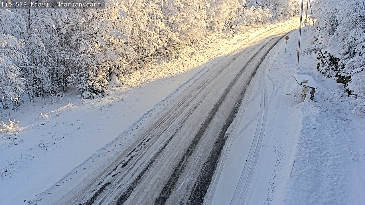Weather Camera Image Road 573 Kaavi, Maarianvaara, Kaavi, Pohjois-Savo