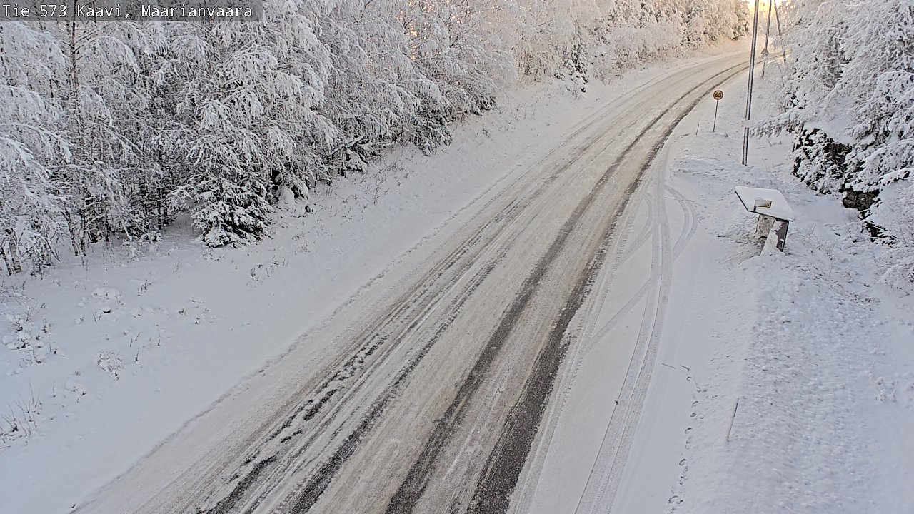 Weather Camera Image Road 573 Kaavi, Maarianvaara, Kaavi, Pohjois-Savo