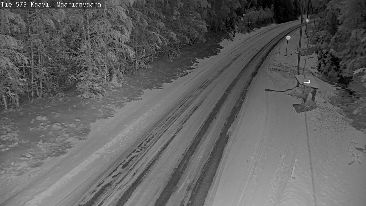 Weather Camera Image Road 573 Kaavi, Maarianvaara, Kaavi, Pohjois-Savo