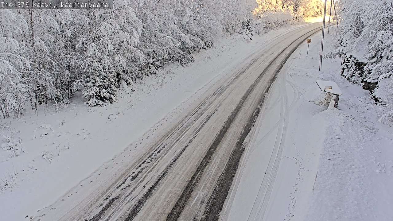 Weather Camera Image Road 573 Kaavi, Maarianvaara, Kaavi, Pohjois-Savo