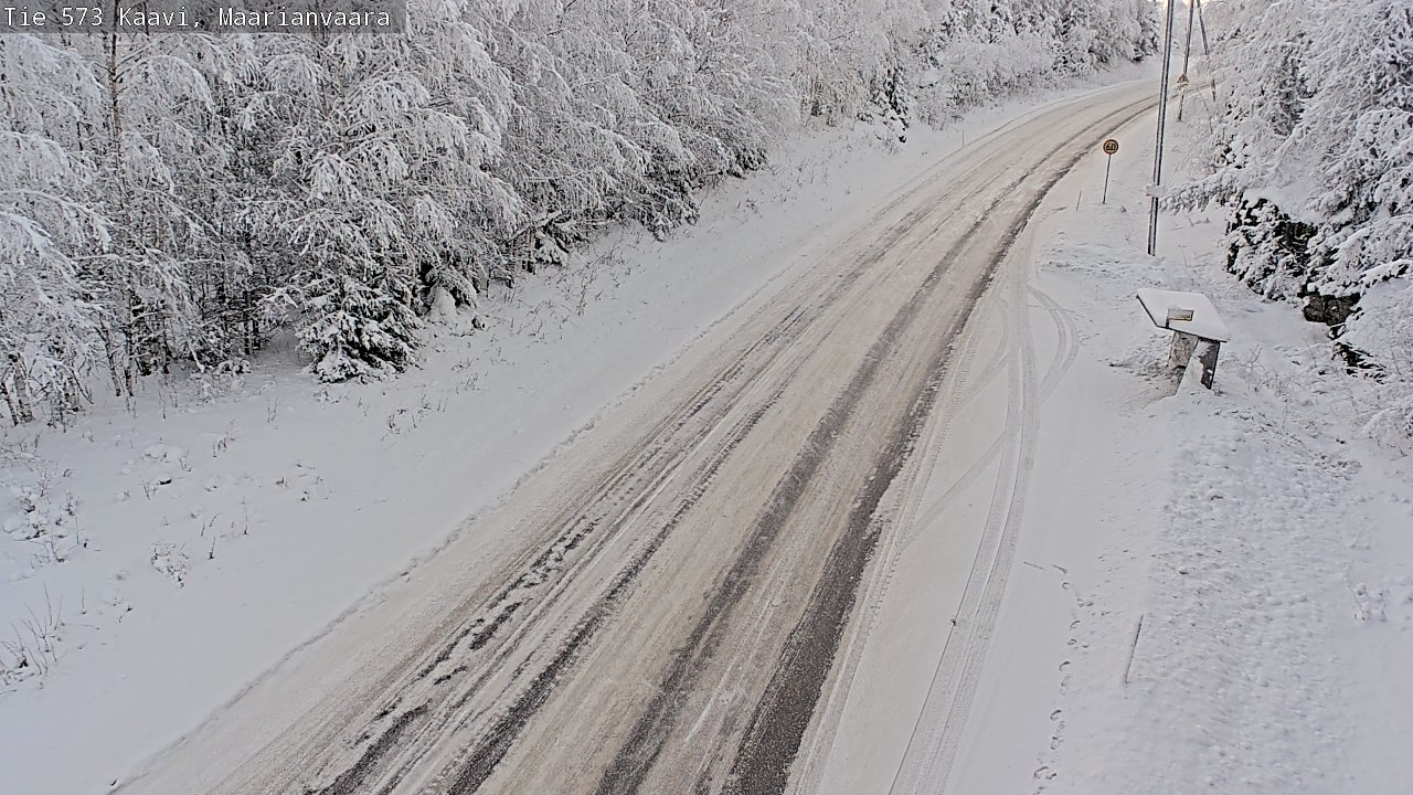 Weather Camera Image Road 573 Kaavi, Maarianvaara, Kaavi, Pohjois-Savo