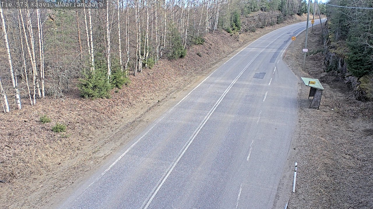 Weather Camera Image Väg 573 Kaavi, Maarianvaara, Kaavi, Pohjois-Savo