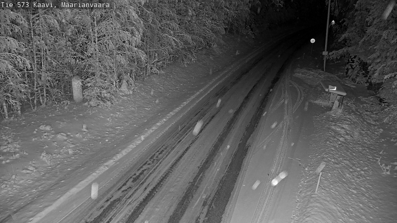 Weather Camera Image Road 573 Kaavi, Maarianvaara, Kaavi, Pohjois-Savo