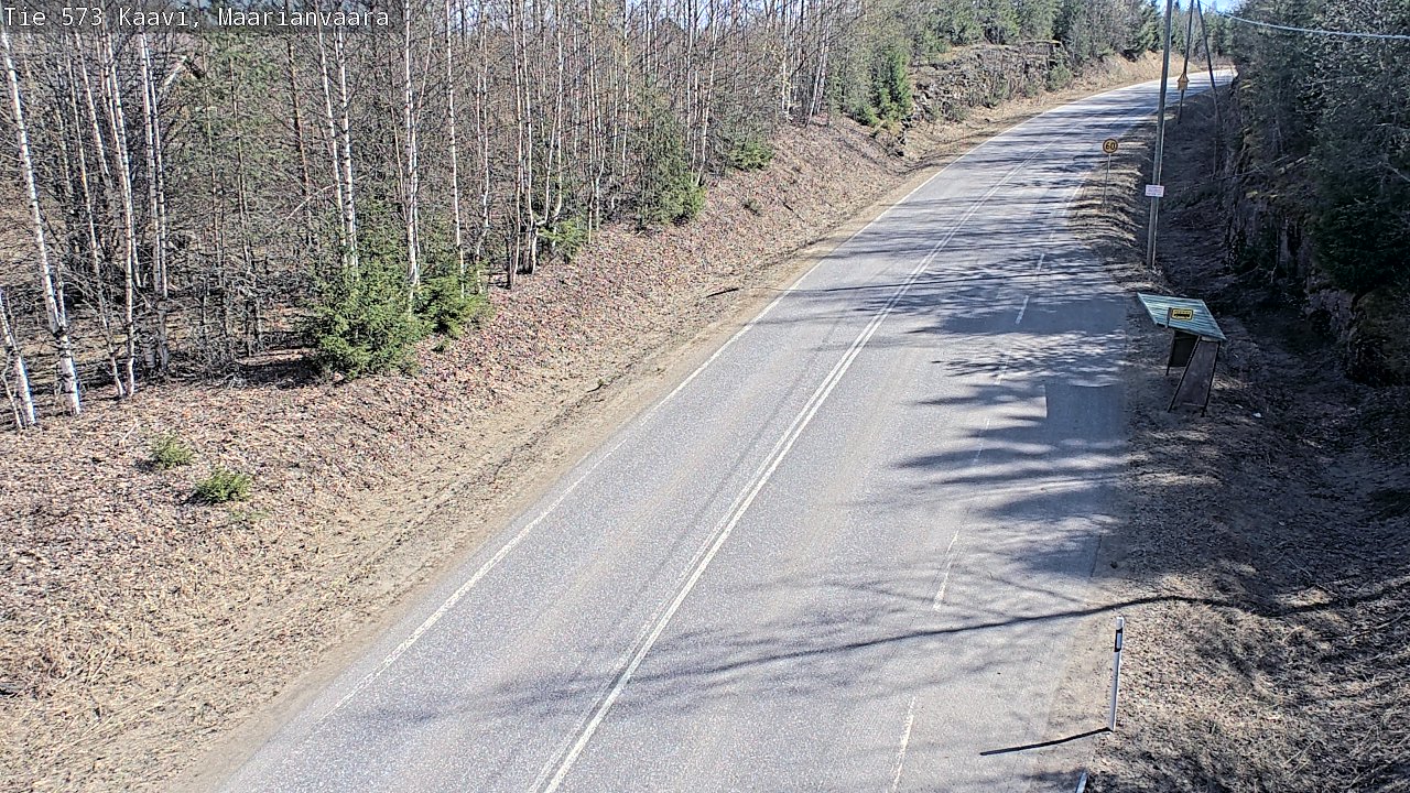 Weather Camera Image Väg 573 Kaavi, Maarianvaara, Kaavi, Pohjois-Savo