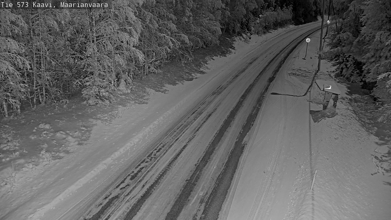 Weather Camera Image Road 573 Kaavi, Maarianvaara, Kaavi, Pohjois-Savo