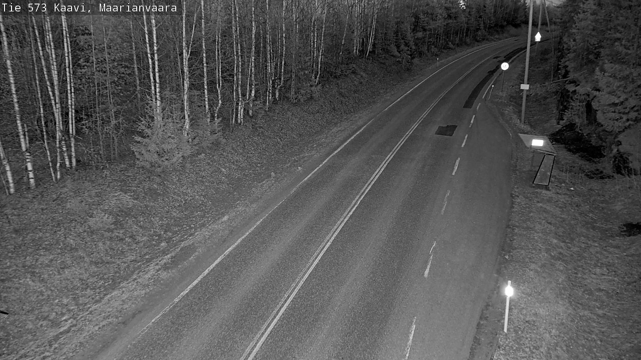 Weather Camera Image Väg 573 Kaavi, Maarianvaara, Kaavi, Pohjois-Savo