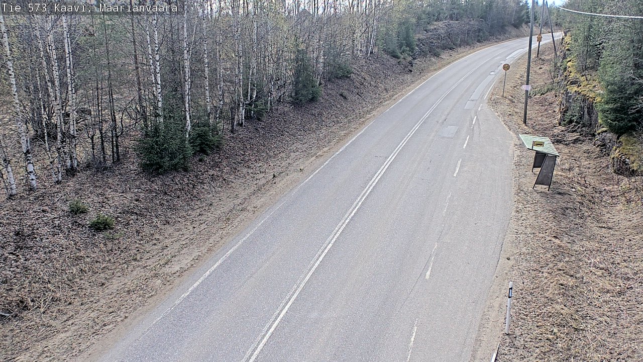 Weather Camera Image Road 573 Kaavi, Maarianvaara, Kaavi, Pohjois-Savo