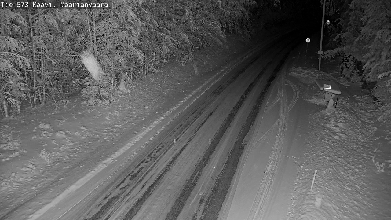 Weather Camera Image Road 573 Kaavi, Maarianvaara, Kaavi, Pohjois-Savo