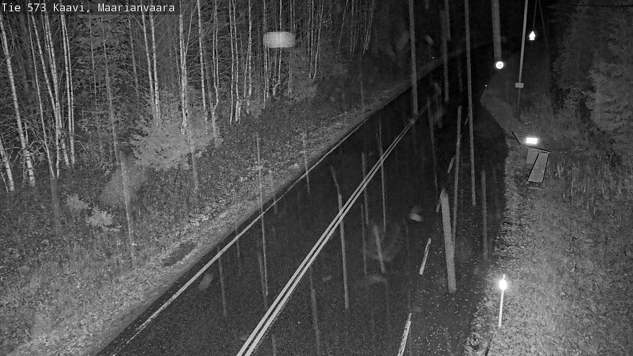 Weather Camera Image Väg 573 Kaavi, Maarianvaara, Kaavi, Pohjois-Savo