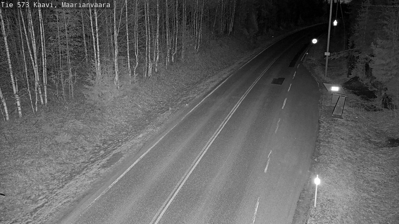 Weather Camera Image Väg 573 Kaavi, Maarianvaara, Kaavi, Pohjois-Savo