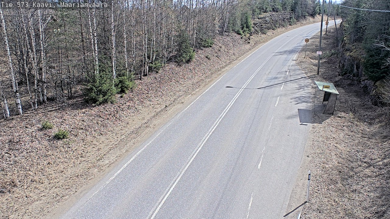 Weather Camera Image Väg 573 Kaavi, Maarianvaara, Kaavi, Pohjois-Savo