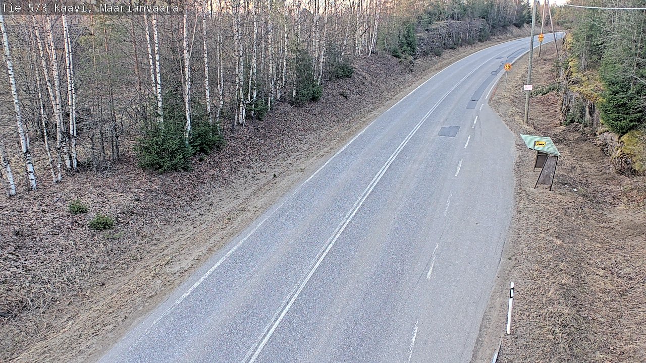 Weather Camera Image Väg 573 Kaavi, Maarianvaara, Kaavi, Pohjois-Savo