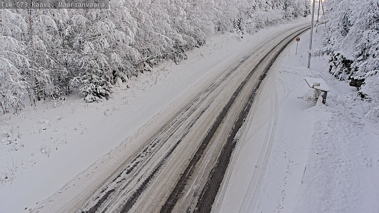 Weather Camera Image Road 573 Kaavi, Maarianvaara, Kaavi, Pohjois-Savo