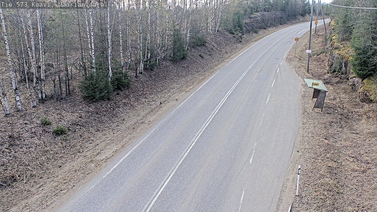 Weather Camera Image Road 573 Kaavi, Maarianvaara, Kaavi, Pohjois-Savo