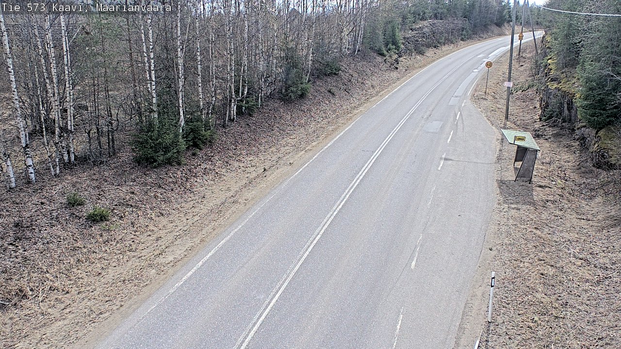 Weather Camera Image Väg 573 Kaavi, Maarianvaara, Kaavi, Pohjois-Savo