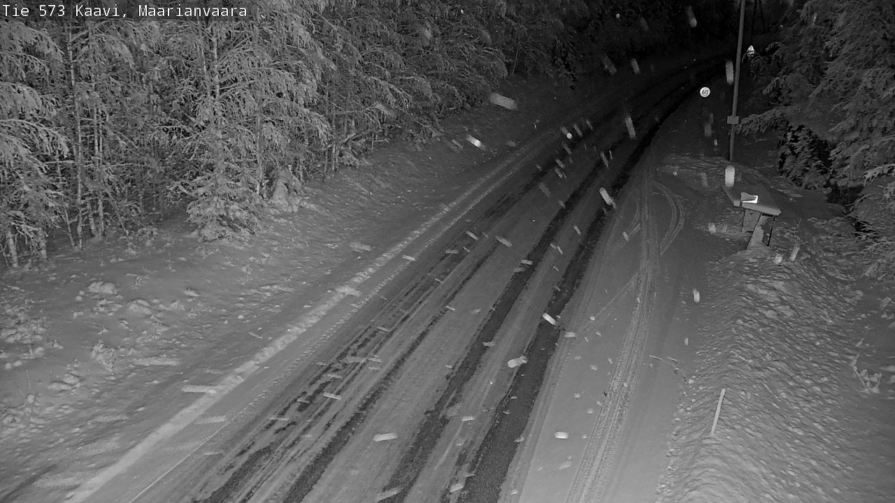 Weather Camera Image Road 573 Kaavi, Maarianvaara, Kaavi, Pohjois-Savo