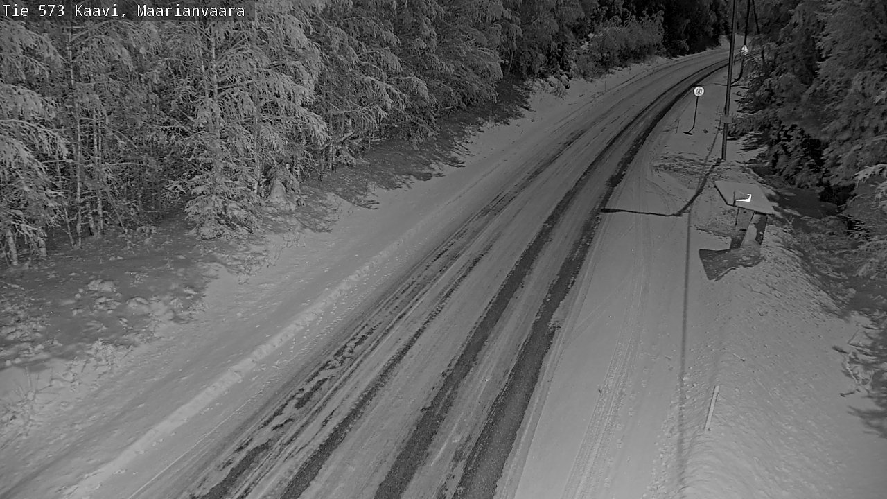 Weather Camera Image Road 573 Kaavi, Maarianvaara, Kaavi, Pohjois-Savo