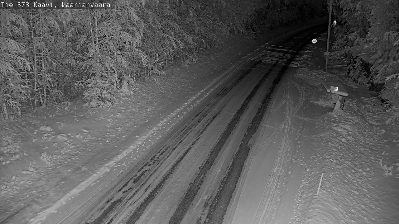 Weather Camera Image Road 573 Kaavi, Maarianvaara, Kaavi, Pohjois-Savo