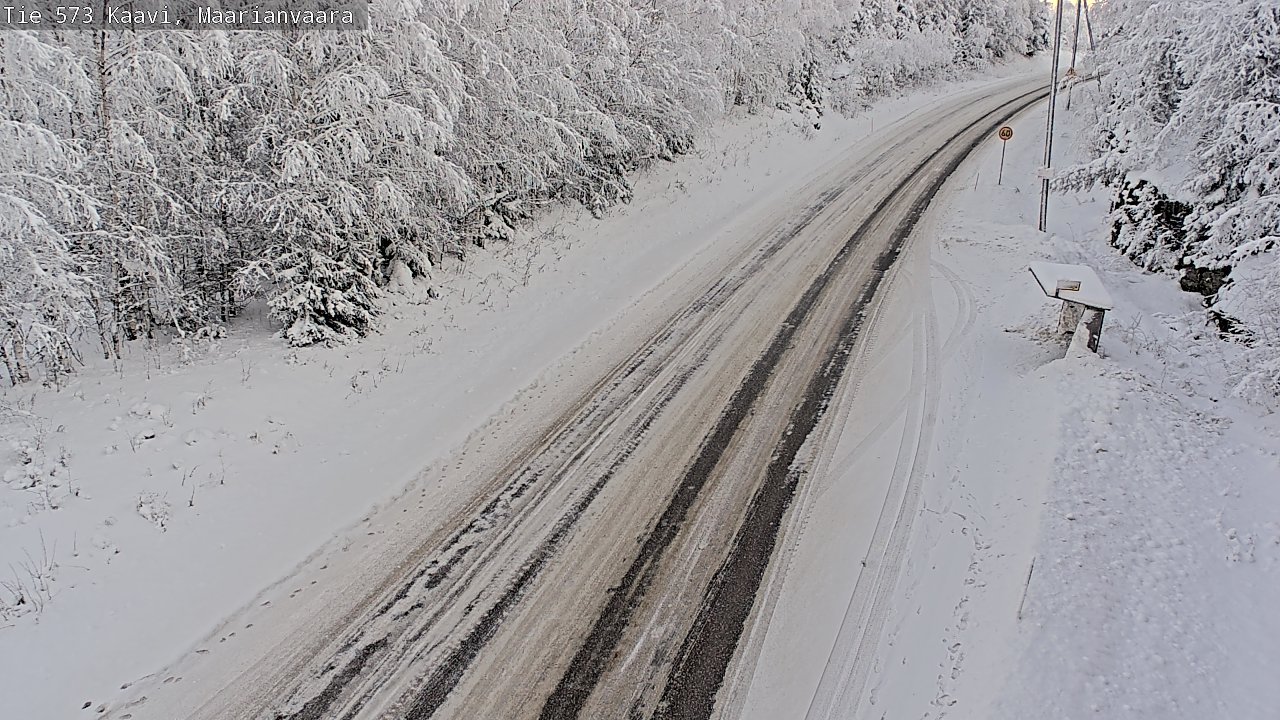 Weather Camera Image Road 573 Kaavi, Maarianvaara, Kaavi, Pohjois-Savo
