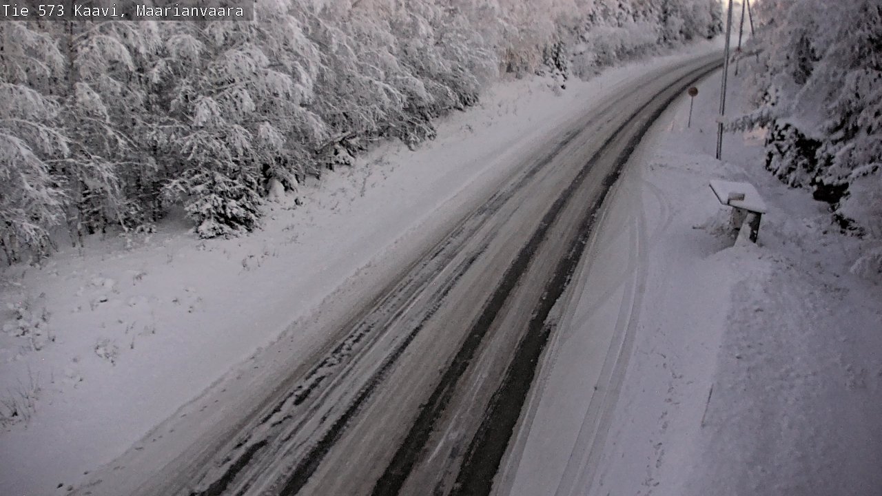 Weather Camera Image Road 573 Kaavi, Maarianvaara, Kaavi, Pohjois-Savo