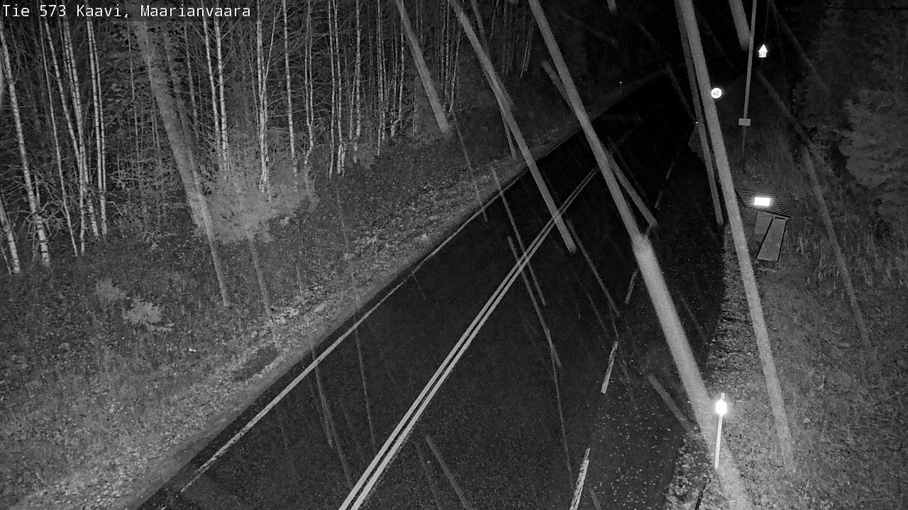 Weather Camera Image Väg 573 Kaavi, Maarianvaara, Kaavi, Pohjois-Savo