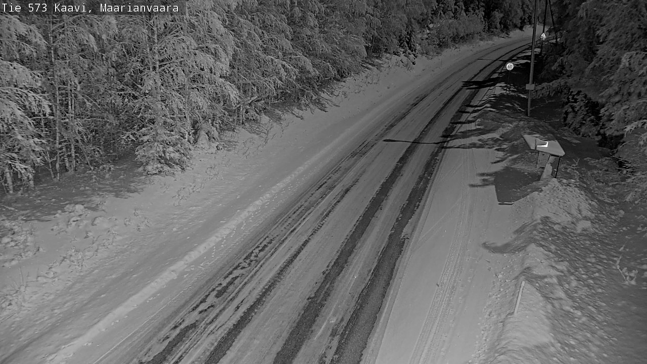 Weather Camera Image Road 573 Kaavi, Maarianvaara, Kaavi, Pohjois-Savo