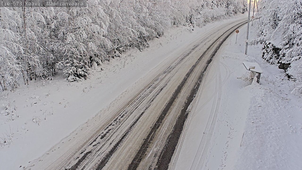 Weather Camera Image Road 573 Kaavi, Maarianvaara, Kaavi, Pohjois-Savo