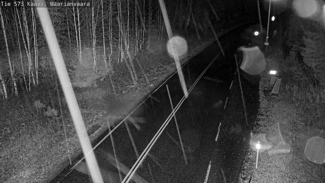 Weather Camera Image Väg 573 Kaavi, Maarianvaara, Kaavi, Pohjois-Savo