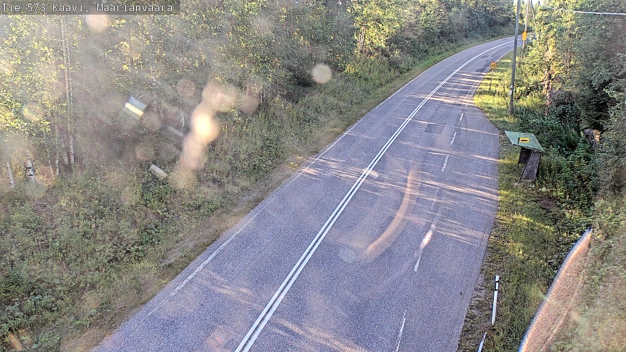 Weather Camera Image Road 573 Kaavi, Maarianvaara, Kaavi, Pohjois-Savo