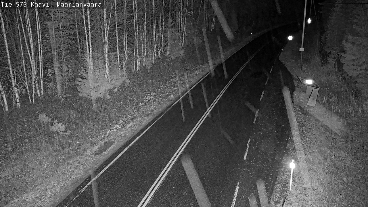 Weather Camera Image Road 573 Kaavi, Maarianvaara, Kaavi, Pohjois-Savo