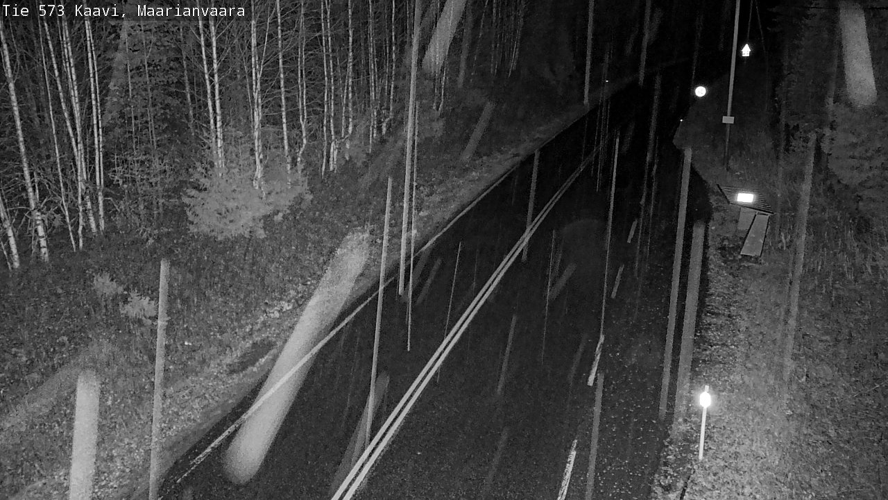 Weather Camera Image Väg 573 Kaavi, Maarianvaara, Kaavi, Pohjois-Savo
