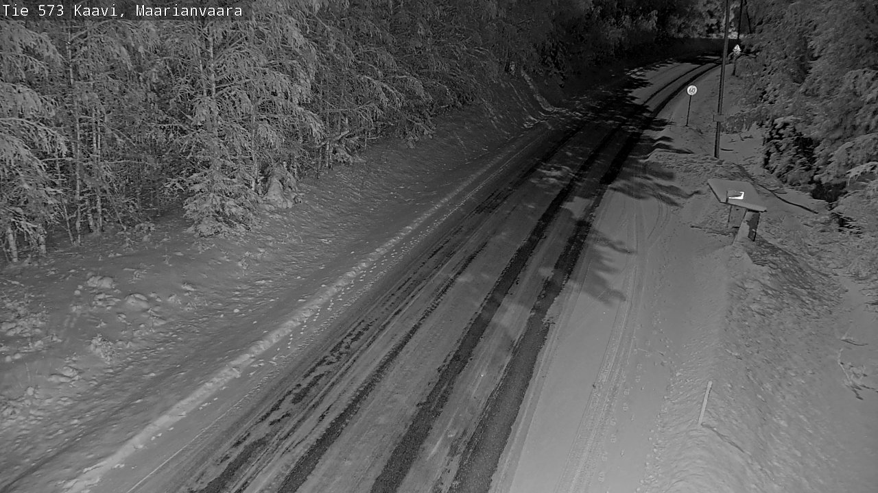 Weather Camera Image Road 573 Kaavi, Maarianvaara, Kaavi, Pohjois-Savo