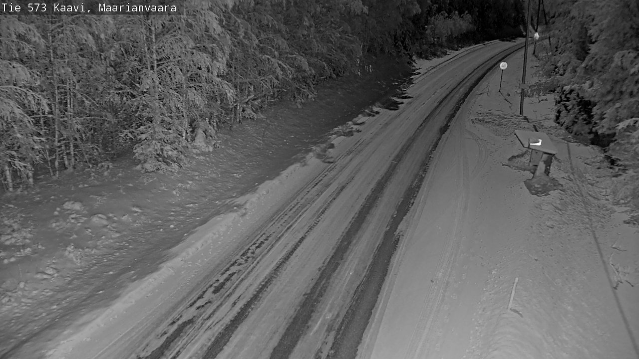 Weather Camera Image Road 573 Kaavi, Maarianvaara, Kaavi, Pohjois-Savo