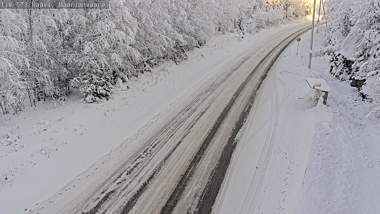 Weather Camera Image Road 573 Kaavi, Maarianvaara, Kaavi, Pohjois-Savo