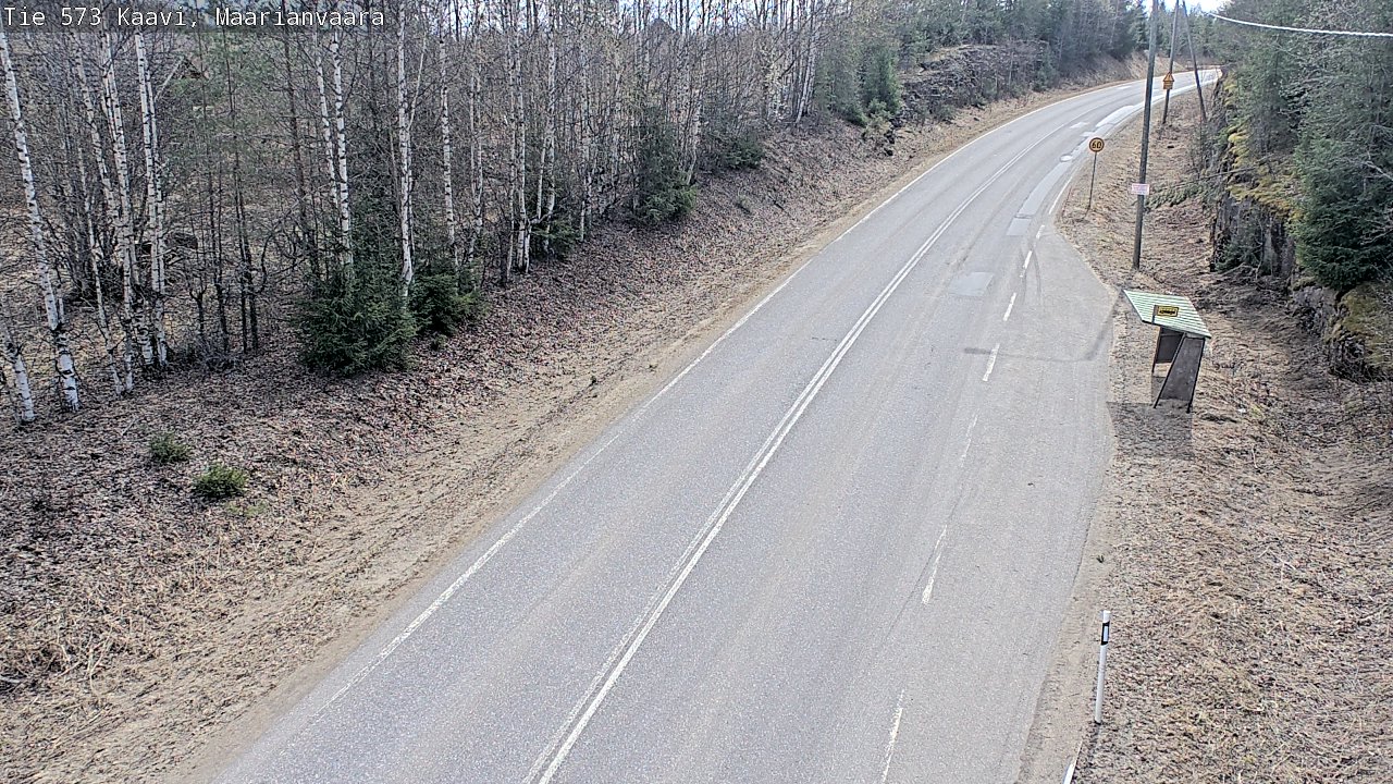 Weather Camera Image Väg 573 Kaavi, Maarianvaara, Kaavi, Pohjois-Savo