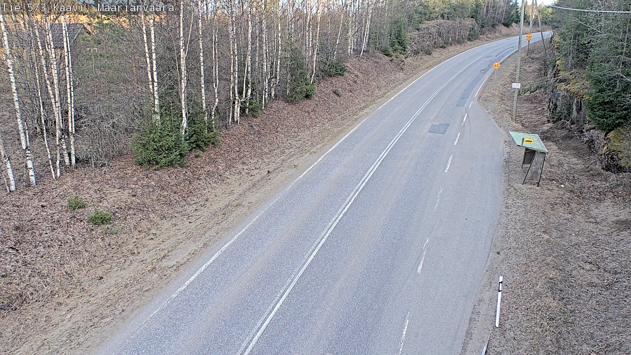 Weather Camera Image Väg 573 Kaavi, Maarianvaara, Kaavi, Pohjois-Savo