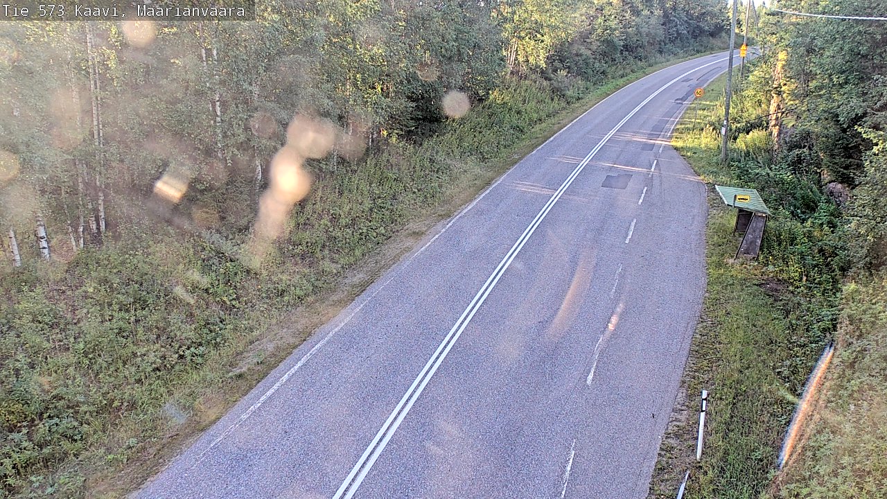 Weather Camera Image Road 573 Kaavi, Maarianvaara, Kaavi, Pohjois-Savo