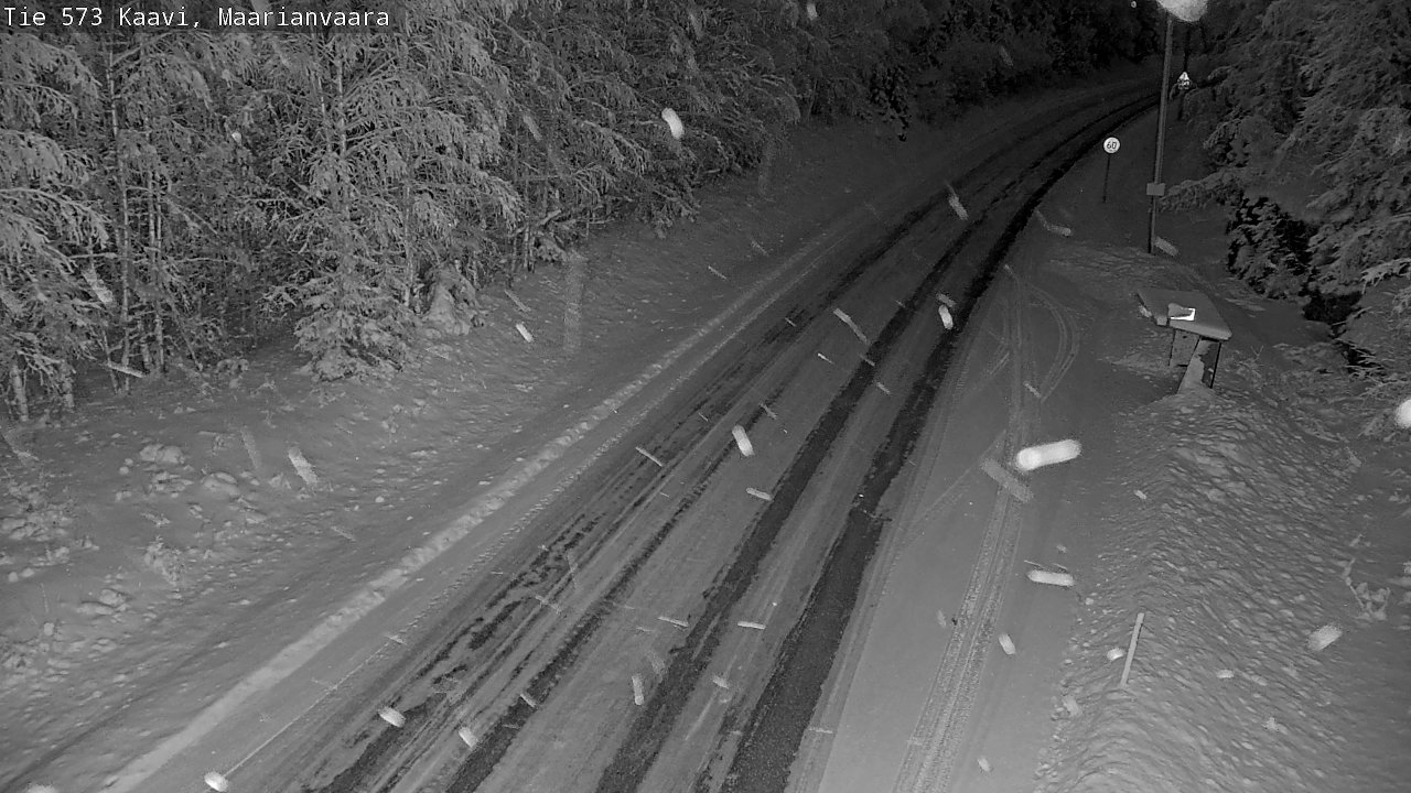 Weather Camera Image Road 573 Kaavi, Maarianvaara, Kaavi, Pohjois-Savo