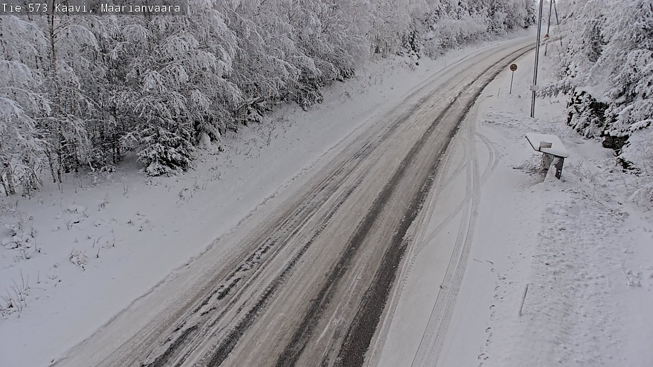 Weather Camera Image Road 573 Kaavi, Maarianvaara, Kaavi, Pohjois-Savo