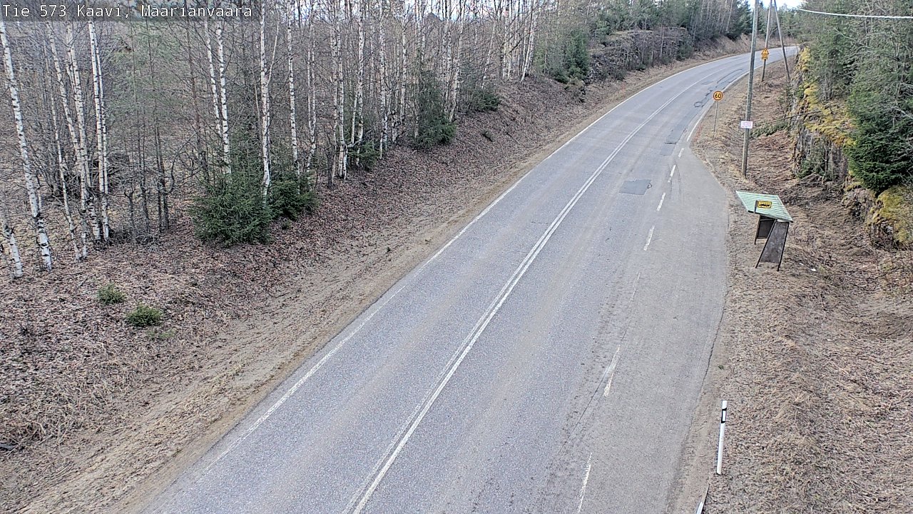 Weather Camera Image Väg 573 Kaavi, Maarianvaara, Kaavi, Pohjois-Savo