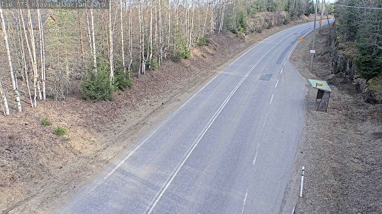 Weather Camera Image Väg 573 Kaavi, Maarianvaara, Kaavi, Pohjois-Savo