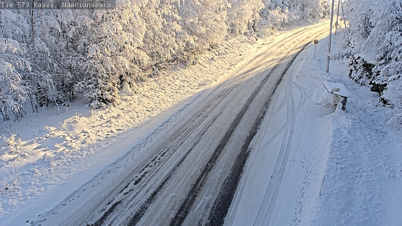 Weather Camera Image Road 573 Kaavi, Maarianvaara, Kaavi, Pohjois-Savo
