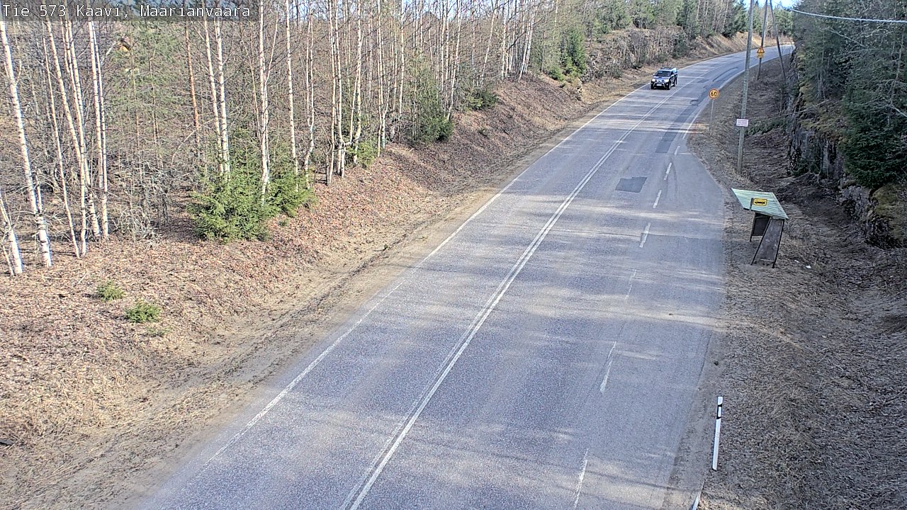 Weather Camera Image Väg 573 Kaavi, Maarianvaara, Kaavi, Pohjois-Savo